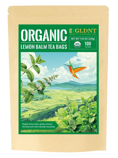 GLDNT Organic Milk Thistle Tea, Natural Organic Milk Thistle Seed Herbal Tea, Mild & Mellow Taste, Caffeine Free, 100 Count