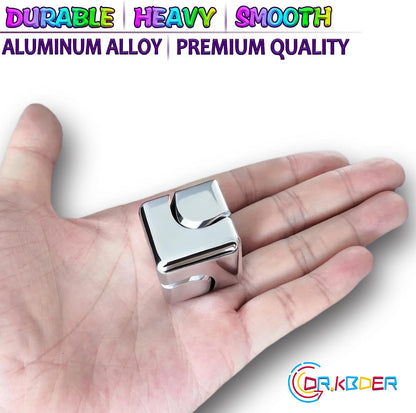 Fidget Spinner Toys Cube Adults Metal Fidgets Cool Stuff Desk Gadgets Office Toy for Teen Boy Small Anxiety Figette Sensory Toy ADHD Tool Fingears Figet Stress Gifts Easter Basket Stuffers Teen Boys