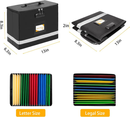 Deluxe Next of Kin Box Organizer with Labels,Estate Planning Organizer Kit