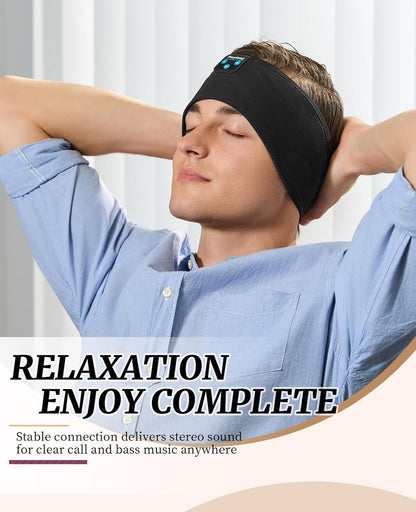 Perytong Sleep Headphones Wireless, Bluetooth Sports Headband Headphones with Ultra-Thin HD Stereo Speakers Perfect for Sleeping,Workout,Jogging,Yoga,Insomnia, Air Travel, Meditation (Grey)