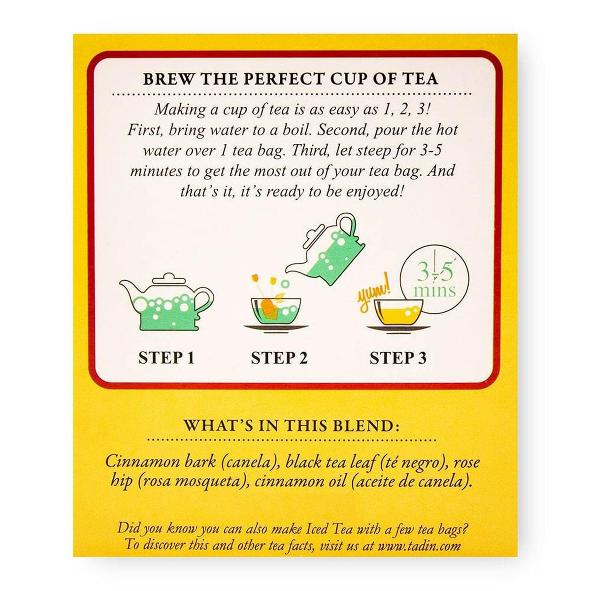 Canelita Cinnamon Blend Herbal Tea (24 bags)