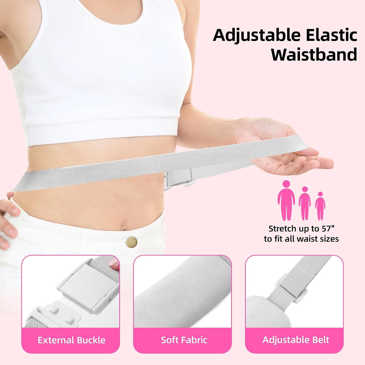 Portable Heating Pad: 2 Timer 6 Heat Levels 6 Vibration Modes Cordless Electric Heating Pad 3s Fast Heating Travel Heating Pad Gifts for Women Christmas Birthday Pink