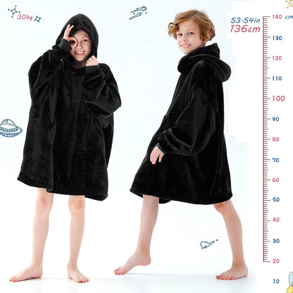 Aemicion Strawberry Blanket Hoodie,Oversized Sherpa Wearable Hooded Blanket,Warm Cozy Sweatshirt Gifts for Women Girls Adult