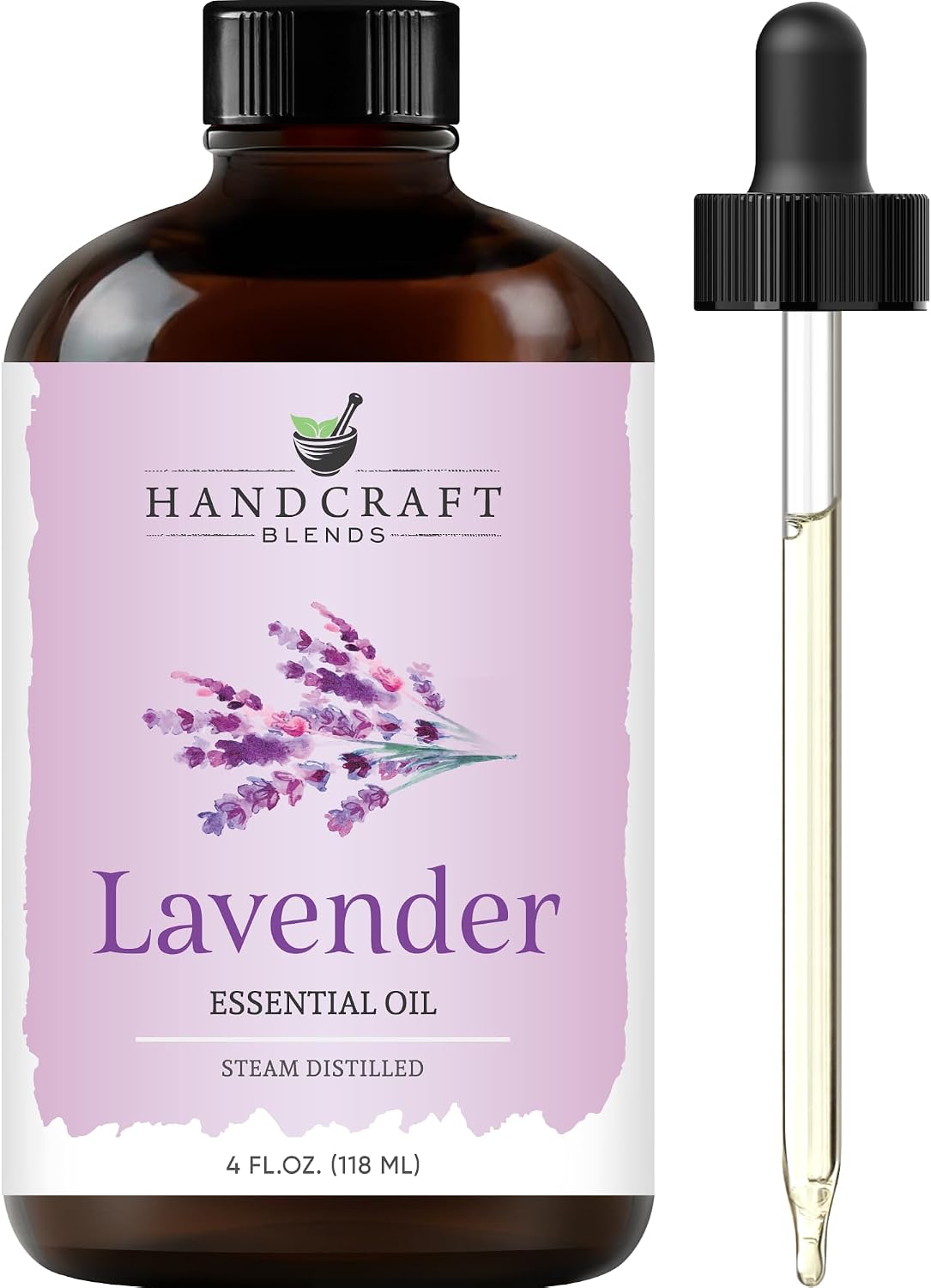 Handcraft Blends Lavender Essential Oil - Huge 4 Fl Oz