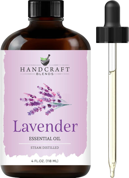 Handcraft Blends Lavender Essential Oil - Huge 4 Fl Oz
