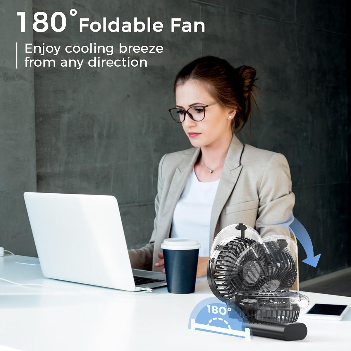 Portable Handheld Misting Fan, Nano-Mist Humidifier for Skincare & Makeup, 180° Foldable Desk Fan, Rechargeable Water Spray Fan for Disney Beach Cruise Essentials, Summer Gifts for Women Man Girls