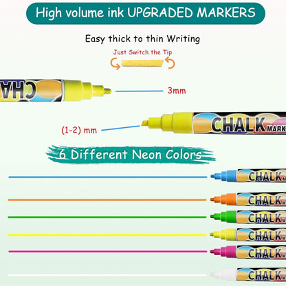 4 PCS Reusable Dry Erase Habit Tracker & Goal Planner |8.3 x 11.7''| with 6 PCS Magnetic Dry Erase Markers, Used as Fitness Planner, Reward, Behavior Chart & Chore Chart for Kids and Adults…