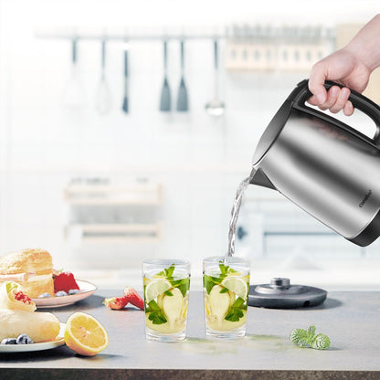 COMFEE' 1.7L Glass Tea Kettle and Kettle Water Boiler - Electric Kettle Temperature Control with 6 Presets, 2-Hr Keep Warm, Fast Heating, 304 Stainless Steel, Auto-Off and Boil-Dry Protection