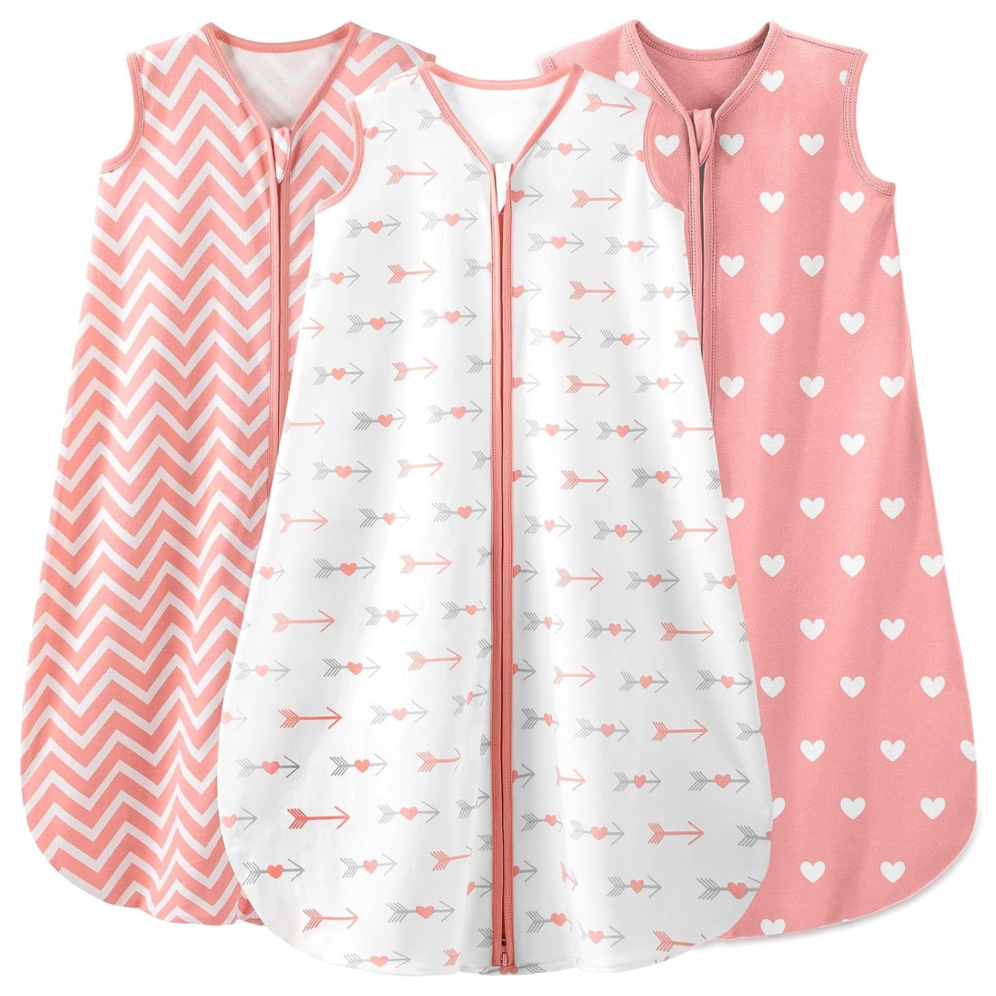 Yoofoss Baby Sleep Sack Baby Wearable Blanket 100% Cotton 2-Way Zipper Toddler Sleeping Sack