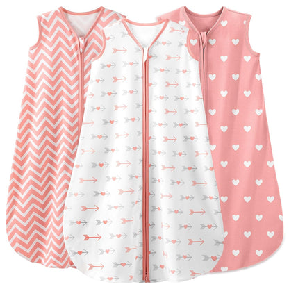 Yoofoss Baby Sleep Sack Baby Wearable Blanket 100% Cotton 2-Way Zipper Toddler Sleeping Sack