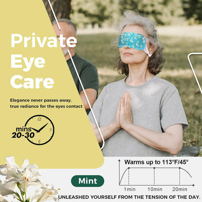 16 Packs Steam Eye Masks for Dry Eyes, Self Heating Warm Compress for Eyes Fatigue & Puffiness Relief, Disposable Heated Eye Mask Travel Essentials, Spa Relaxation Set for Women Christmas, Unscented
