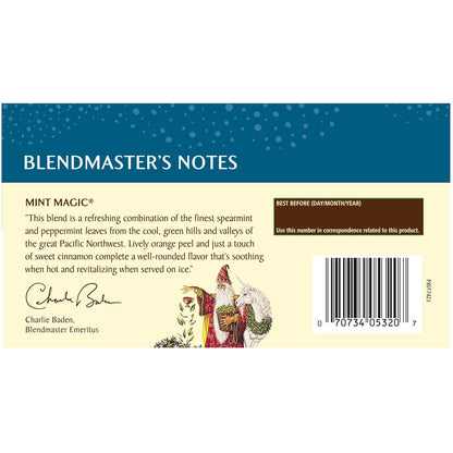 Celestial Seasonings Herbal Tea, Mint Magic,Caffeine Free, 20 tea bags (Pack of 6)