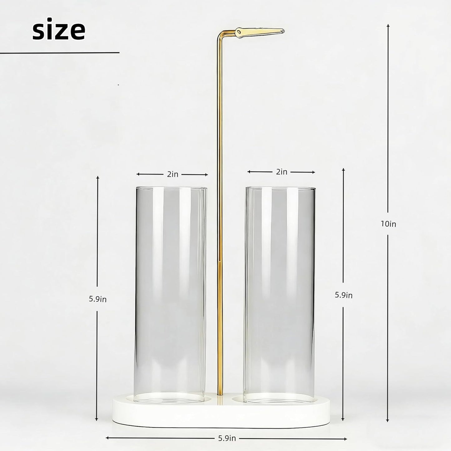 Green Glass Incense Holder, Colorful Incense Sticks Burner Holder with Storage,Hang Upside Down Incense Holder for Sticks with Glass Ash Catcher for Meditation Yoga Spa Room Decor (Green)