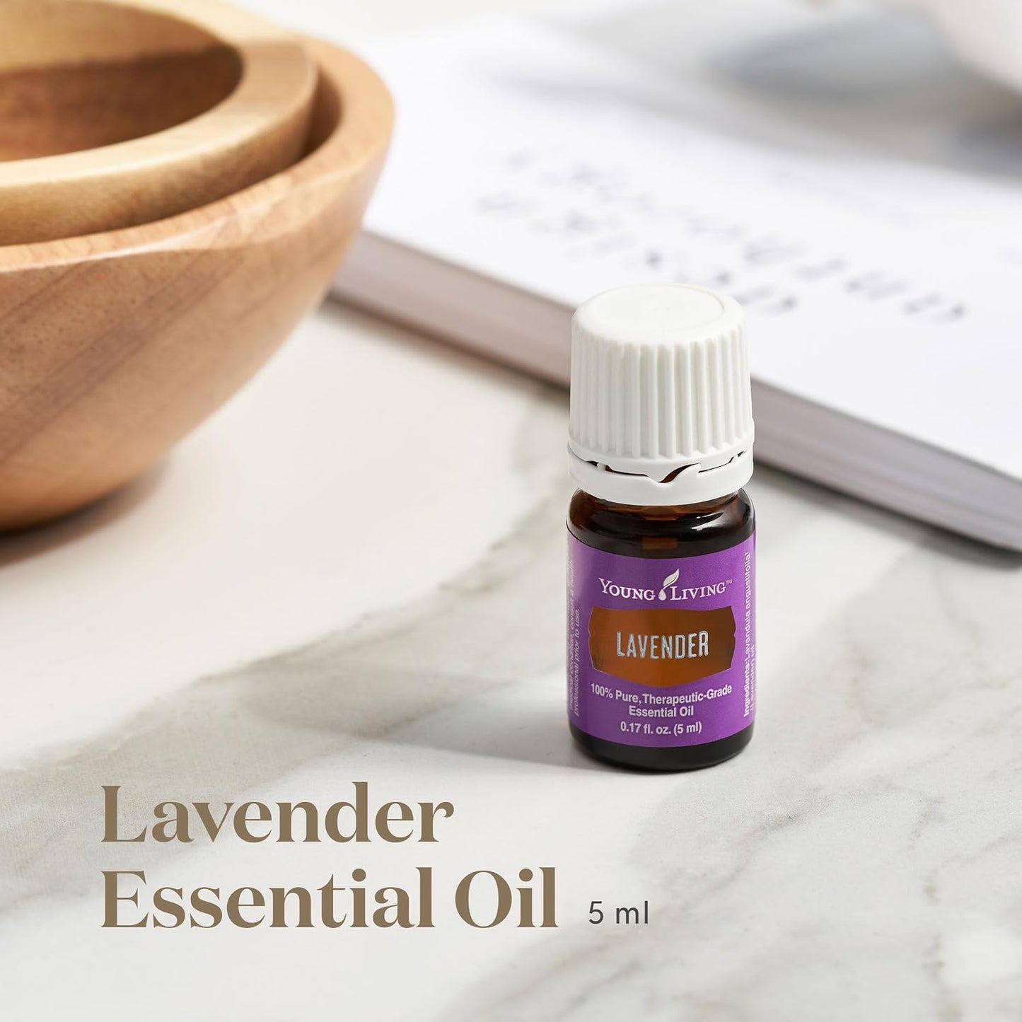 Young Living Lavender Essential Oil | 15 ml | Soothing & Relaxing Aroma for Massage, Aromatherapy, & Skin Care | Calms the Mind & Enhances Relaxation | Authentic Fragrance for Perfume
