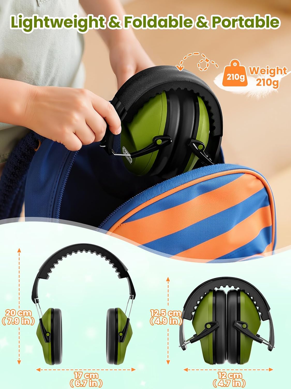 Dr.meter Ear Muffs for Noise Reduction: 27.4SNR Noise Cancelling Headphones for Kids Adults, EM100 Adjustable Hearing Protection Earmuffs for Monster Jam, Autism Sensory, Concerts, Fireworks