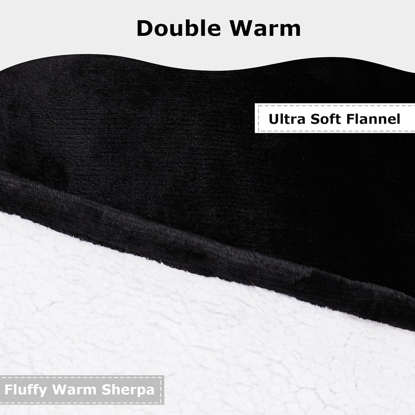 THREE POODLE Wearable Blanket Hoodie for Women, Oversized Sherpa Sweatshirt Blanket for Adults Men, Cozy Hooded Blankets, Gifts for Teen Girls Women Mom Sister