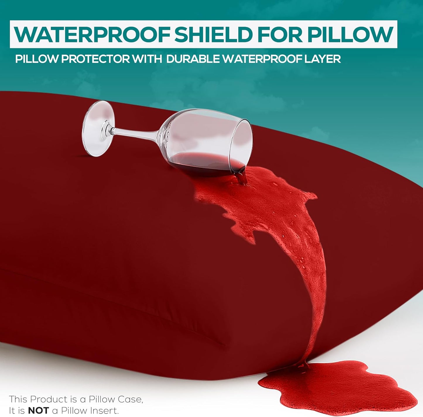 Utopia Bedding Premium 100% Waterproof Pillow Protectors with Zipper Standard Size (Set of 4), Bed Bug and Dust Mite Proof Zippered Pillow Covers, Pillow Encasement Cases, Gray