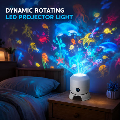 Dynamic Rotating Led Projector Light, Rotating Night Lamp