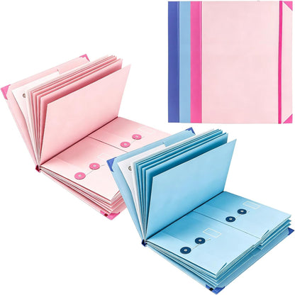 in Case I Die Binder with Labels – Important Document Organizer for Families, End of Life Planner & Estate Planning Folder for Final Wishes, Medical & Home Records (Pink)