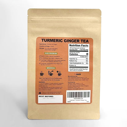 FullChea - Lemon Balm Tea Bags, 100 Count - Pure & Natural Dried Lemon Balm Leaves - Melissa Officinalis - Caffeine-free Herbal Tea for Relaxation - Non-GMO