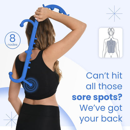 Ranarose Deep Tissue Back & Neck Massager for Body Muscle Pain Relief