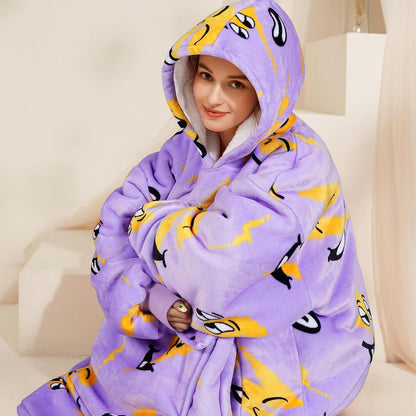 Narecte Cozy Oversized Blanket Hoodie Wearable Blanket Adults Soft Hooded Blanket Hoodie Birthday Gifts for Women Christmas - Colors A