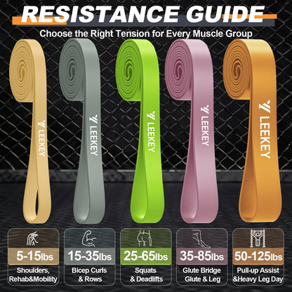 Resistance Bands for Pull Up Assist, Stretch Bands & Exercise Workout Set