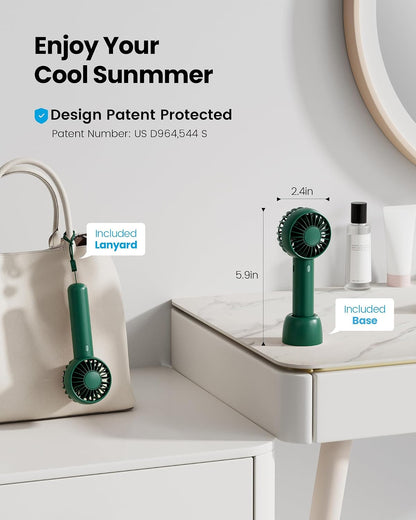 Gaiatop Mini Portable Fan, Small Personal Handheld Fan,Rechargeable