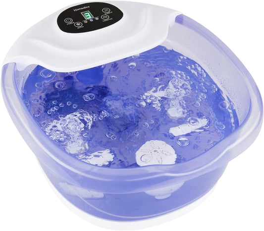 Homedics Salt-N-Soak Footbath with Heat Boost and Soaking Salt Starter Kit