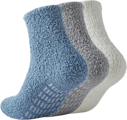 Breslatte Non Slip Hospital Socks with Grips for Women Grip Slipper Socks for Women Gifts