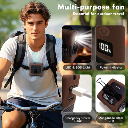 FANSYJKJ Portable Waist Fan Personal Fan