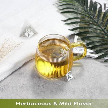 FullChea - Lemon Balm Tea Bags, 100 Count - Pure & Natural Dried Lemon Balm Leaves - Melissa Officinalis - Caffeine-free Herbal Tea for Relaxation - Non-GMO