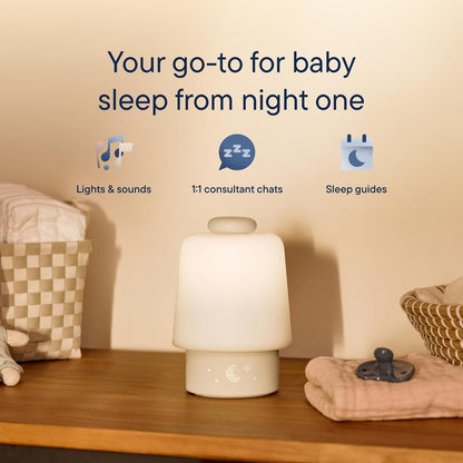 Hatch Baby Sound Machine, Night Light | Hatch Baby | Sleep Support | Registry Essential, Routine Builder, Time-to-Rise Alarm Clock, White Noise, Nursery Stories, Toddler Kids (Wi-Fi) (Putty)