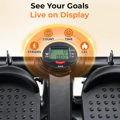 NEWBULIG Mini Stepper for Exercise at Home Stair Step Machine for Indoor Fitness Portable Home Gym Stepper for Full Body Workout 300lb Weight Capacity