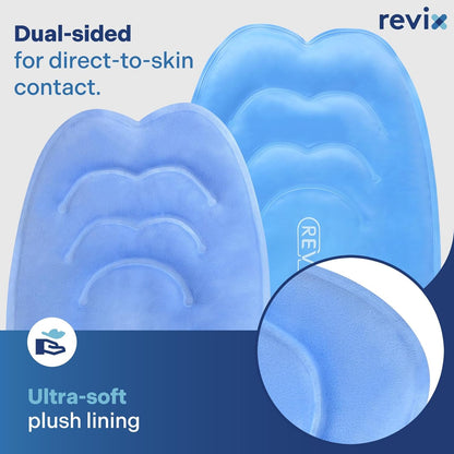 REVIX 20‘’ XXXL Knee Ice Pack Wrap Around Entire Knee, Extra Large Ice Pack for Knee Meniscus Tear and Arthritis, Cold Compress Therapy, Reusable Ice Wraps for Back, Shoulder, Post-Workout Recovery