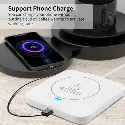 Coffee Mug Warmer, Smart USB Coffee Cup Warmer with Pressure-Induced Auto On/Off, Coffee Accessories for Home Office Desk