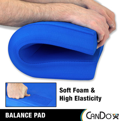 CanDo Balance Pad - Foam Stability Trainer for Balance, Stretching, Physical Therapy, Mobility, Rehabilitation and Core Strength Training