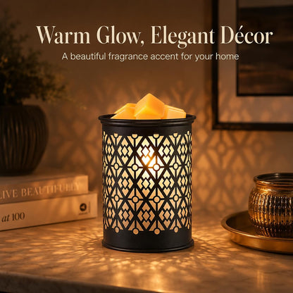 kobodon Wax Melt Warmer Metal Wax Warmer for Scented Wax Electric Fragrance Candle Oil Burner 2 in 1 Wax Melts as Gifts for Moms Grandma Women Girls(Sunflower)