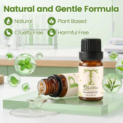 Auelife Men Essential Oils Set for Diffusers for Home, 6x10ml Scented Oil