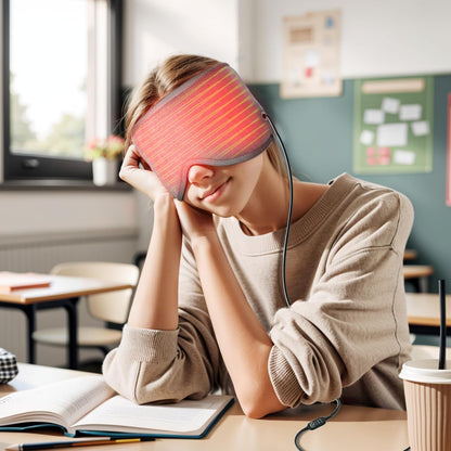 Comfytemp Heated Eye Mask for Dry Eyes, USB Wearable Eye Heating Pad