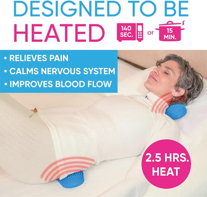 Dr. Cohen's acuball Heatable Deep Tissue Massage Ball - acuBall Trigger Point Massage Therapy for Myofascial and Stress Release and Exercise - Effective Back Massager Ball for Targeted Pain Relief