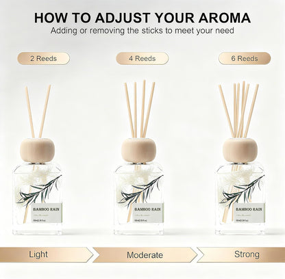 Luxury Hotel Scent Reed Diffuser 100ml (3.38oz) | No.1898 Hotel Collection Diffuser Oil Inspired by Ritz Carlton | Home, Bathroom & Office Decor | Long-Lasting Room Freshener Gift Set