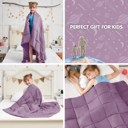 yescool Weighted Lap Pad 2 Pounds Weighted Lap Blanket, Space Plane Small Weighted Blanket, Weighted Throw Blanket Gifts for Travel Indoor Outdoor, 20"x30"
