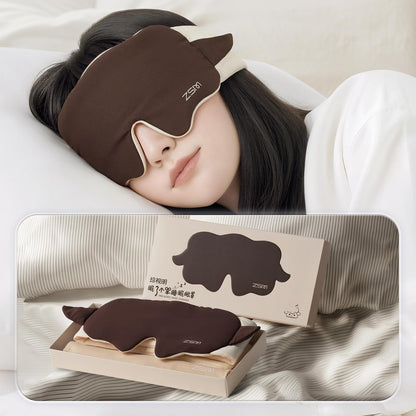 Sleep Mask 100% Mulberry Silk, Misty Blue