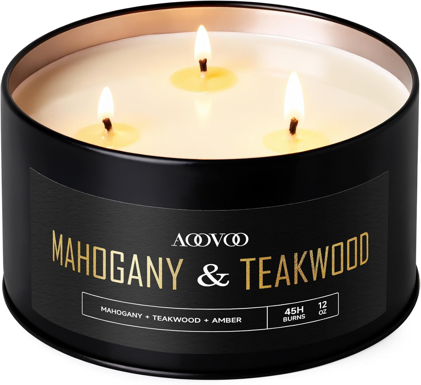 AOOVOO Coconut Vanilla Candles - 9 oz Scented Candles, Aromatherapy Candle, Soy Candle for Home Scented