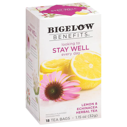 Bigelow Benefits - Chamomile & Lavender Herbal Tea, Pack of 3