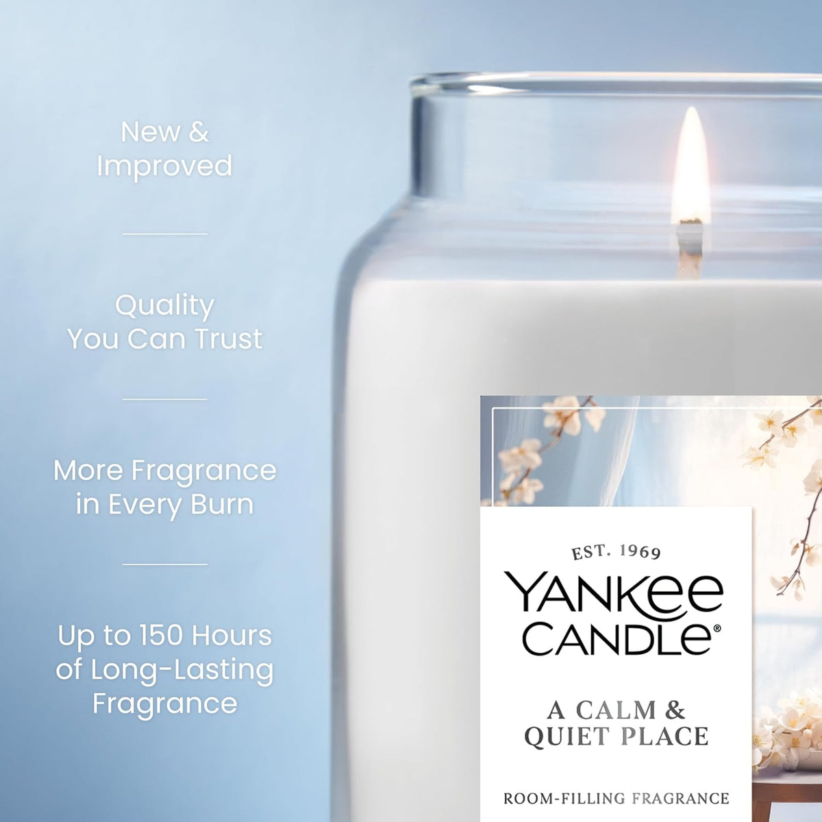 Yankee Candle Sage & Citrus Scented Candle, 22oz Large Jar