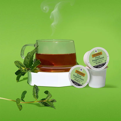 Twinings Herbal & Decaf Tea Sampler K-Cup Pods, Variety Pack