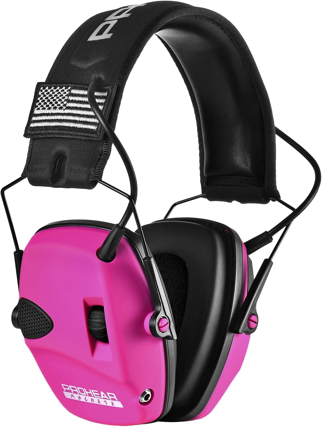 PROHEAR Electronic Ear Protection for Shooting with 4X Sound Amplification, Gun Range Hearing Protection Muffs, NRR 23dB Noise Reduction Headphones for Hunting, Green