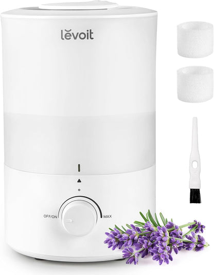 Levoit Humidifiers for Bedroom, Smart Warm and Cool Mist, Symptom Relief